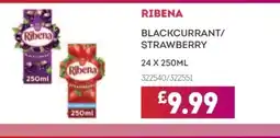 Bestway RIBENA Blackcurrant/ strawberry offer
