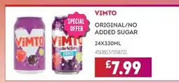 Bestway VIMTO Original/no added sugar offer