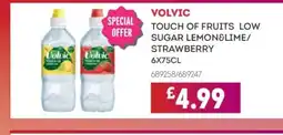 Bestway VOLVIC Touch of fruits low sugar lemon&lime/ strawberry offer