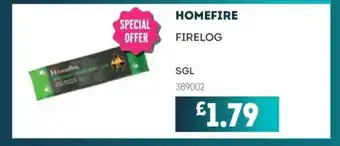 Bestway HOMEFIRE Firelog offer