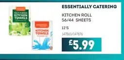 Bestway ESSENTIALLY CATERING Kitchen towels offer