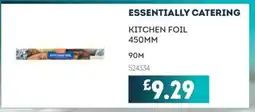 Bestway ESSENTIALLY CATERING Kitchen foil offer