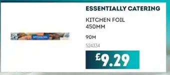 Bestway ESSENTIALLY CATERING Kitchen foil offer