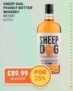 Bestway SHEEP DOG Peanut butter whiskey offer