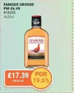 Bestway Famous Grouse offer
