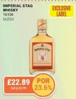 Bestway IMPERIAL STAG Whisky offer