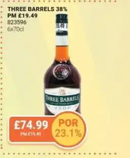 Bestway THREE BARRELS 38% offer