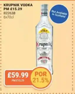 Bestway KRUPNIK Vodka offer
