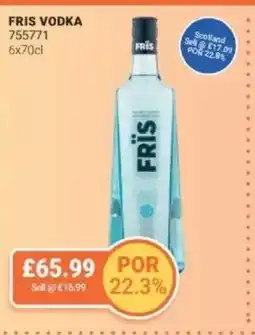 Bestway FRIS Vodka offer