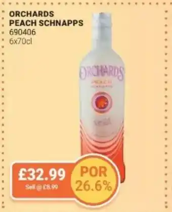 Bestway ORCHARDS Peach schnapps offer