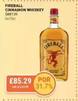 Bestway FIREBALL Cinnamon whiskey offer