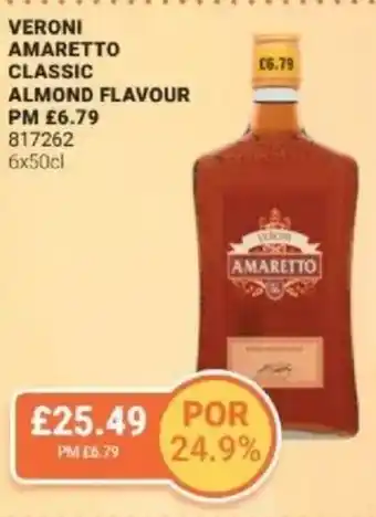 Bestway VERONI Amaretto classic almond flavour offer