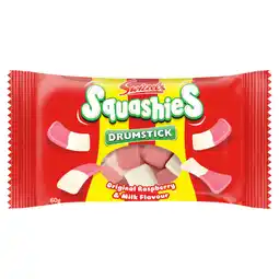 Asda Swizzels Squashies Original (Raspberry & Milk) Flavour 60g offer
