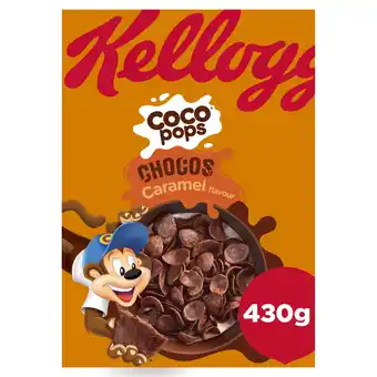Iceland Kellogg's Coco Pops Chocos Caramel Breakfast Cereal 430g offer