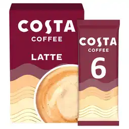 Iceland Costa Barista Creations Latte Coffee 6 x 17g offer