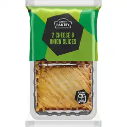 Iceland The Pastry Pantry 2 Cheese & Onion Slices 216g offer