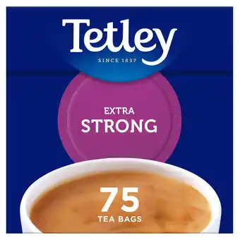 Iceland Tetley 75 Extra Strong Tea Bags 237g offer