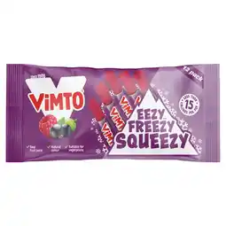 Iceland Vimto Eezy Freezy Squeezy 10 x 60ml (600ml) offer