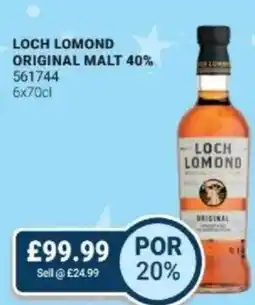Bestway LOCH LOMOND Original malt 40% offer