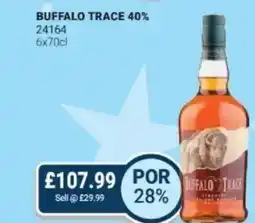 Bestway BUFFALO TRACE 40% offer