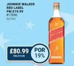 Bestway JOHNNIE WALKER Red label offer