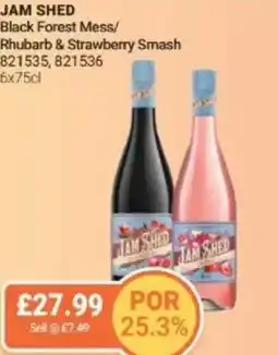 Bestway JAM SHED Black Forest Mess/ Rhubarb & Strawberry Smash offer