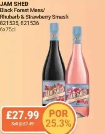 Bestway JAM SHED Black Forest Mess/ Rhubarb & Strawberry Smash offer