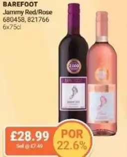 Bestway BAREFOOT Jammy Red/Rose offer
