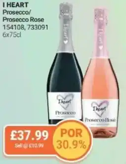 Bestway I HEART Prosecco/ Prosecco Rose offer