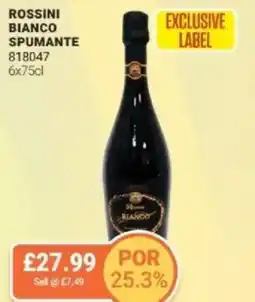 Bestway Rossini bianco spumante offer
