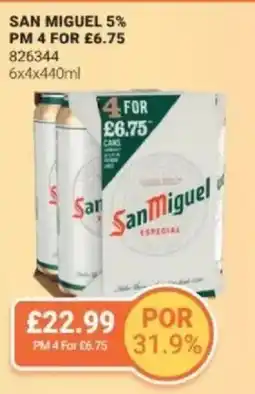 Bestway SAN MIGUEL 5% offer