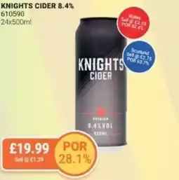 Bestway KNIGHTS CIDER 8.4% offer