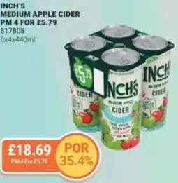 Bestway INCH'S Medium apple cider offer