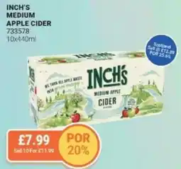Bestway INCH'S Medium apple cider offer