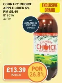 Bestway Country choice apple cider 5% offer