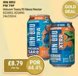 Bestway IRN BRU Unicom Tears/Xt Nessi Nectar offer
