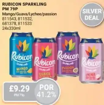 Bestway RUBICON SPARKLING Mango/Guava/Lychee/passion offer