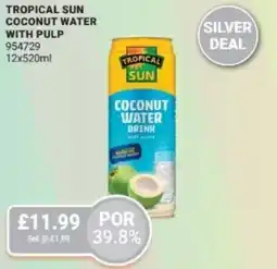Bestway Tropical sun coconut water with pulp offer