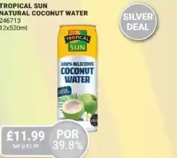 Bestway Tropical sun natural coconut water offer