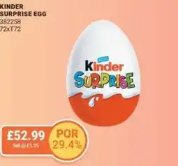 Bestway Kinder surprise egg offer