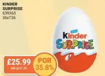 Bestway Kinder surprise offer