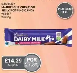 Bestway Cadbury marvelous creation jelly popping candy offer