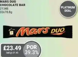 Bestway Mars duo chocolate bar offer
