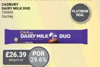 Bestway Cadbury dairy milk duo offer