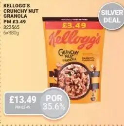 Bestway Kellogg's silver crunchy granola offer