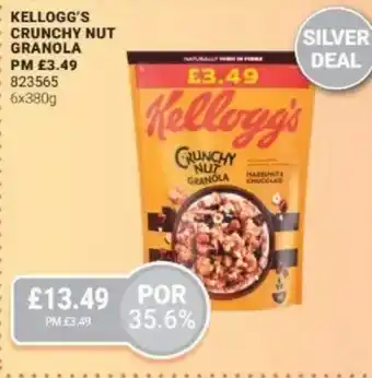Bestway Kellogg's silver crunchy granola offer