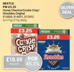 Bestway NESTLE Honey Cheerios/Cookie Crisp/ Shreddies Original offer