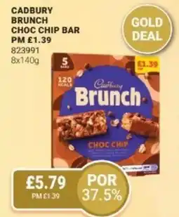 Bestway Cadbury brunch choc chip bar offer