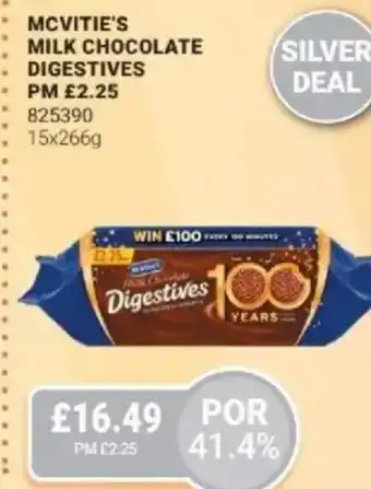 Bestway Mcvitie's milk chocolate digestives offer