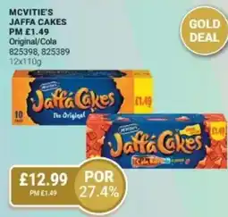 Bestway MCVITIE'S JAFFA CAKES Original/Cola offer